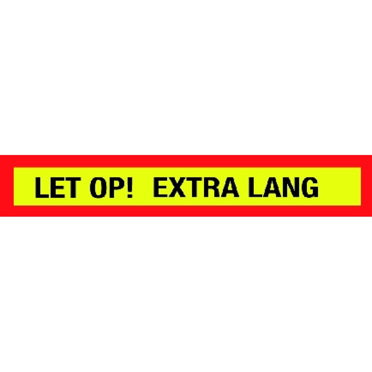 Bord "Extra Lang" voor LZV combinaties - Afbeelding 1