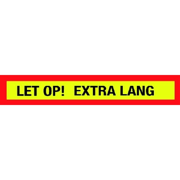 Bord "Extra Lang" voor LZV combinaties