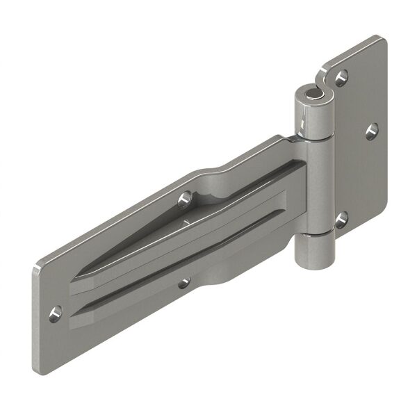 Scharnier RVS 184mm met verzet