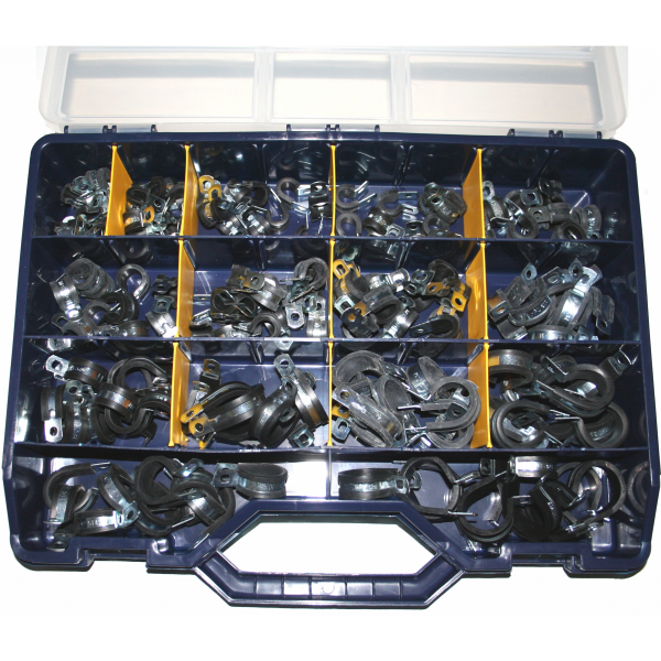 Assortiment leidingbeugels 125-delig